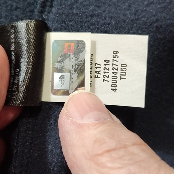 Northface Mens Lightweight Fleece Zip Up Jacket - Picture 8 of 10